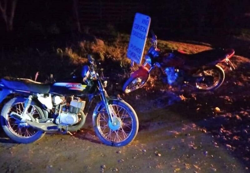 Motociclista sufre fractura de cráneo
