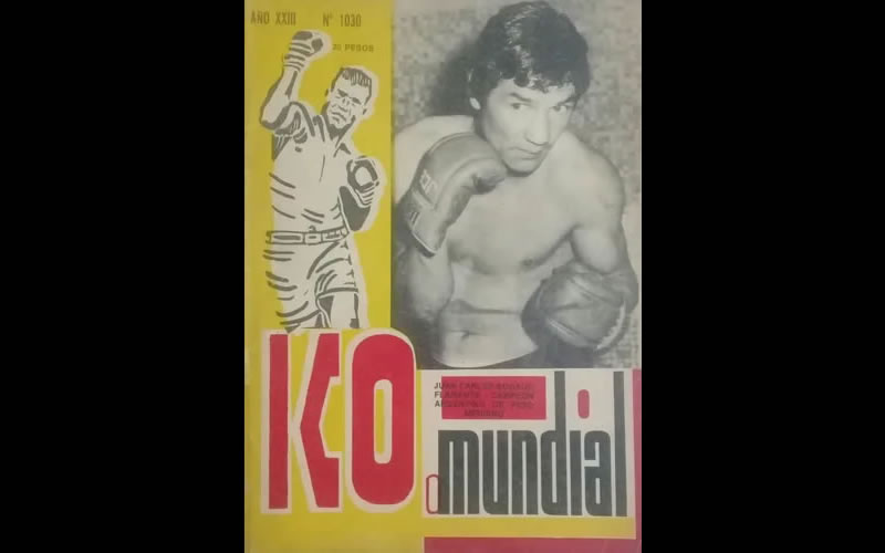 Hace 46 años, el concordiense Juan Carlos Bogado se consagraba campeón argentino Mediano