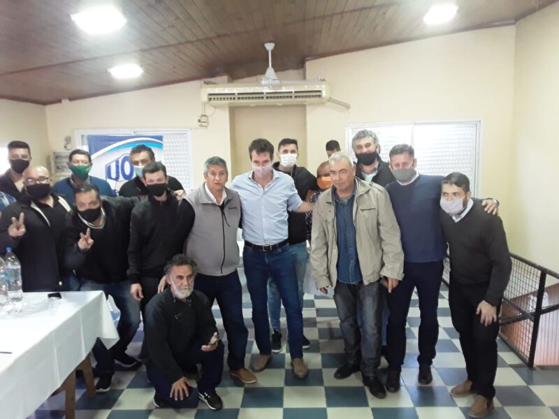 Gremios municipales de la provincia dieron su apoyo a la precandidatura de Enrique Cresto