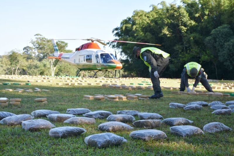 Capturan a camionero brasileño que transportaba dos toneladas de drogas en Ruta 14