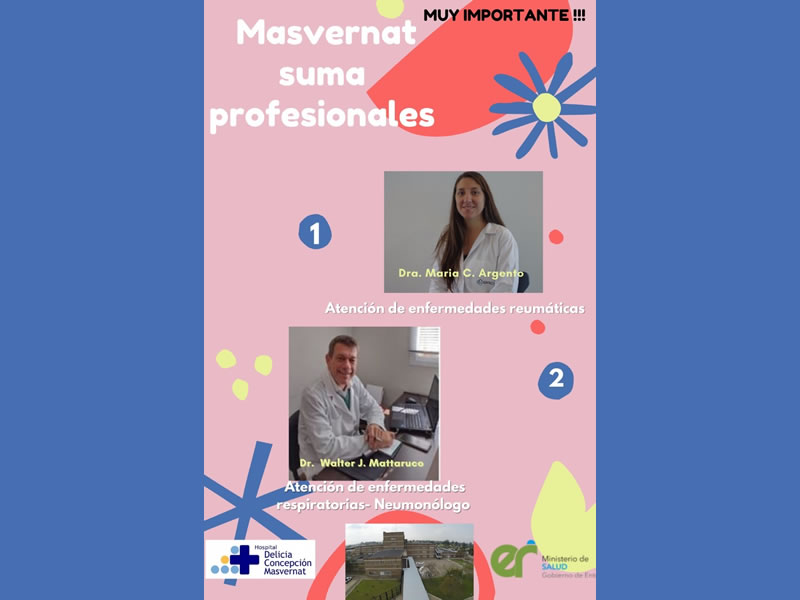 El Hospital Masvernat suma profesionales de la salud