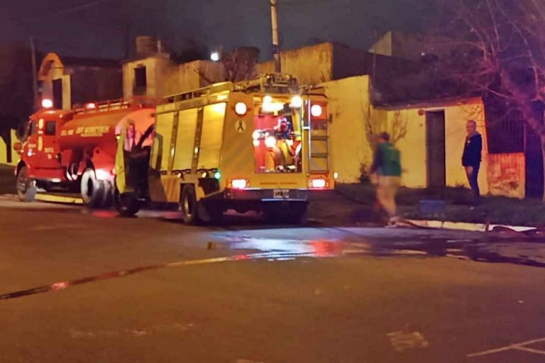 Falla eléctrica habría originado un incendio en una vivienda de Concordia