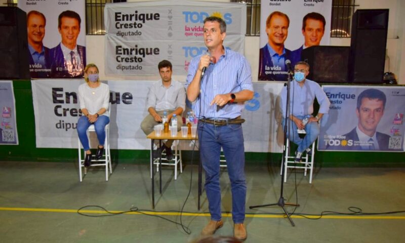 En Chajarí, Cresto destacó los beneficios del modelo del Frente de Todos para Entre Ríos