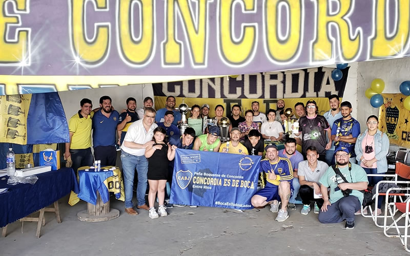 Peña Boquenses: Dirigentes en Concordia