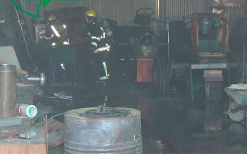 Sufrió graves quemaduras mientras realizaba trabajos de mecánica en un vehículo