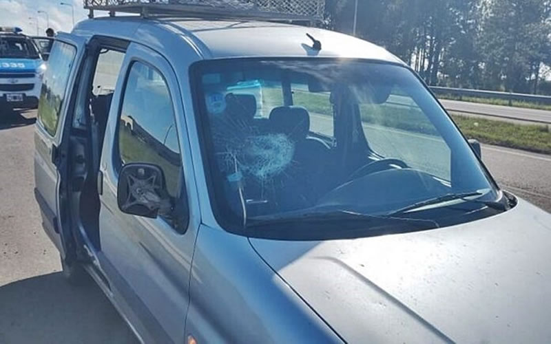 Sin documentos y desorientado deambulaba por la ruta 14 tirándole palos a los vehículos