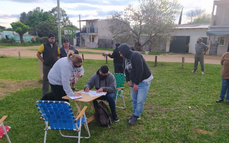 Relevamiento barrial del programa municipal de Regularización Dominial