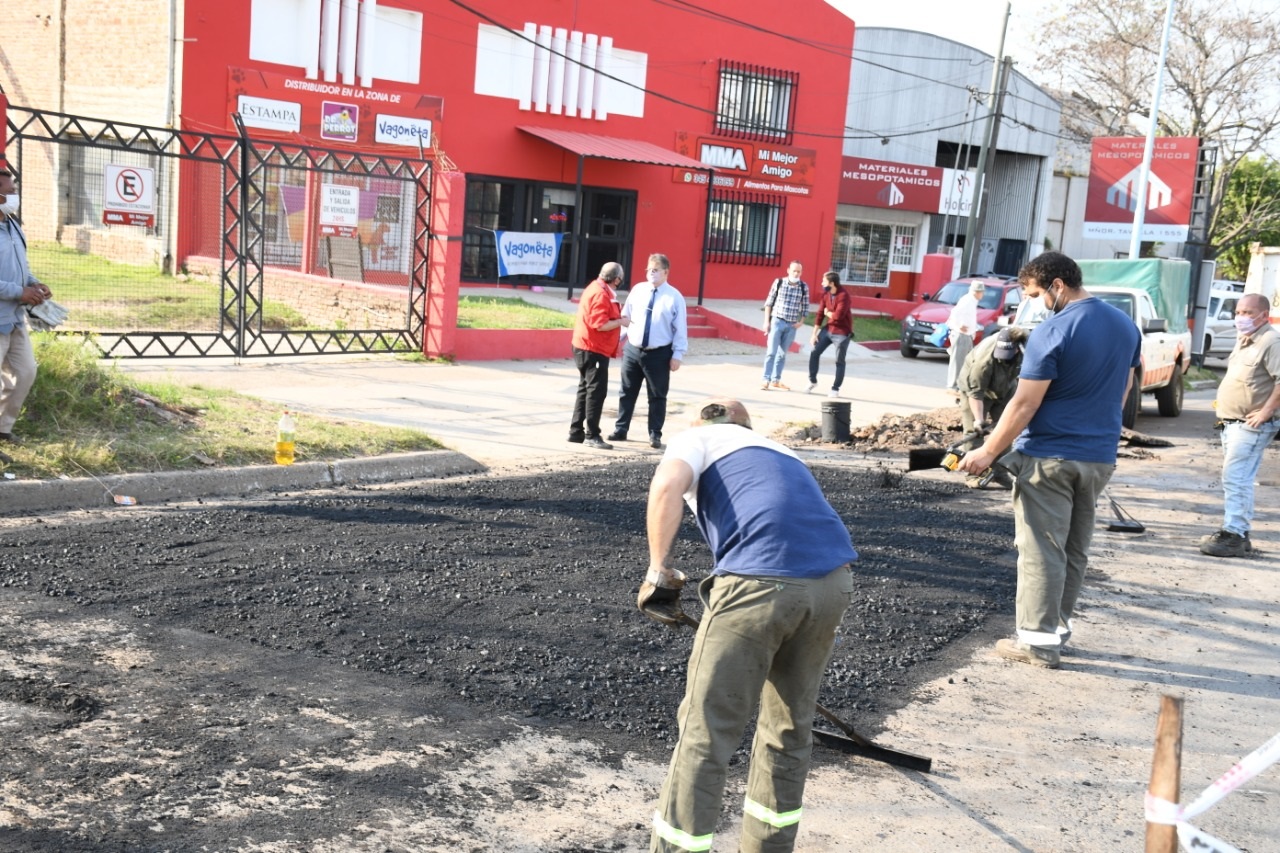 Septiembre comenzó con más obras en la ciudad de Concordia