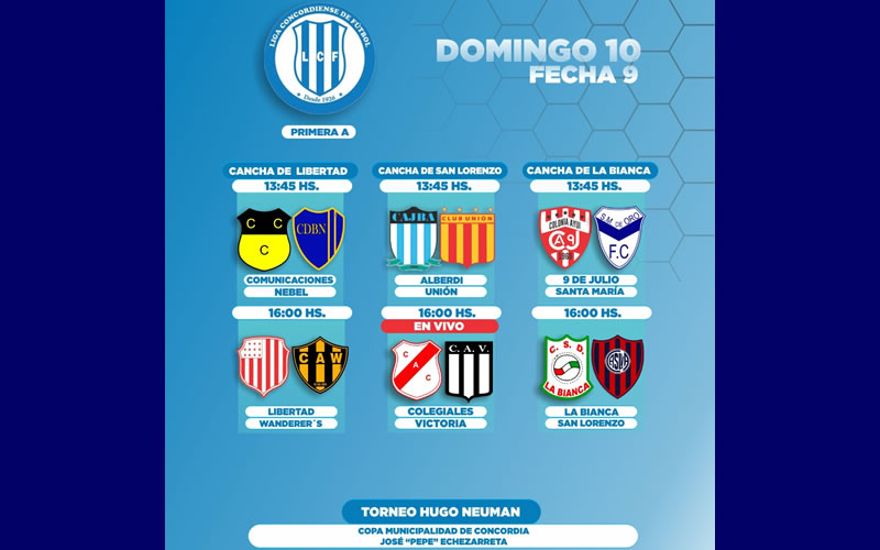 En la Liga: Ya se programó la fecha número 9