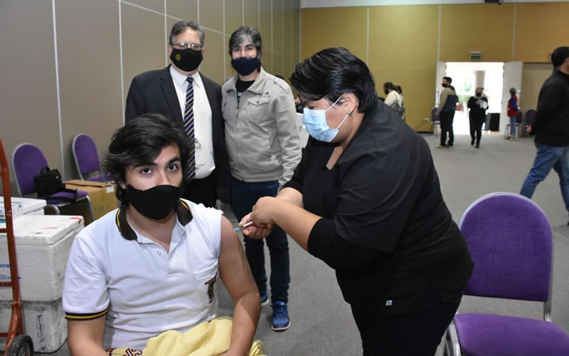 Los jóvenes valoraron la vacunación contra el Covid-19