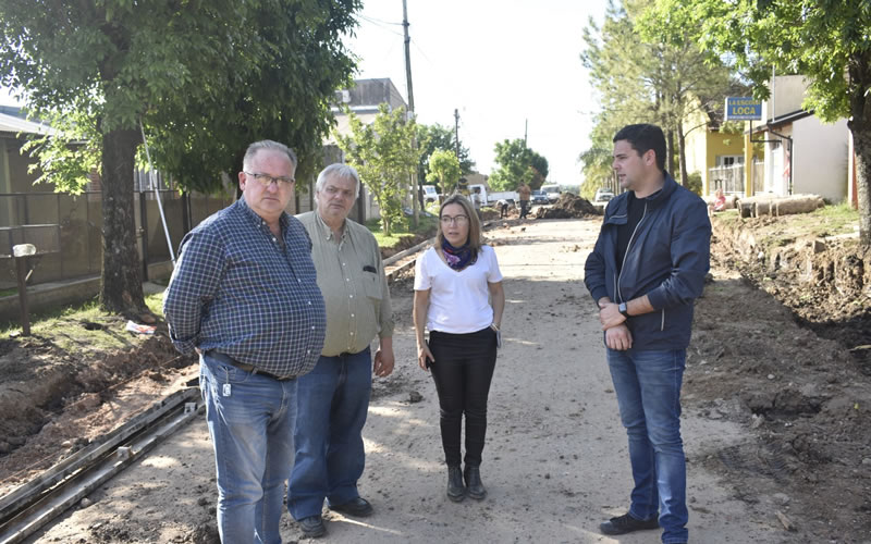 CAFESG inició la iluminación del acceso a Pueblo Liebig y suma cuatro obras en el departamento Colón