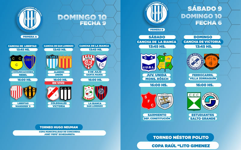 Fin de semana a puro fútbol