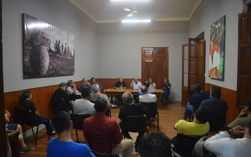 Se firmó un convenio de colaboración entre el ISEEF y la Liga Concordiense de Fútbol