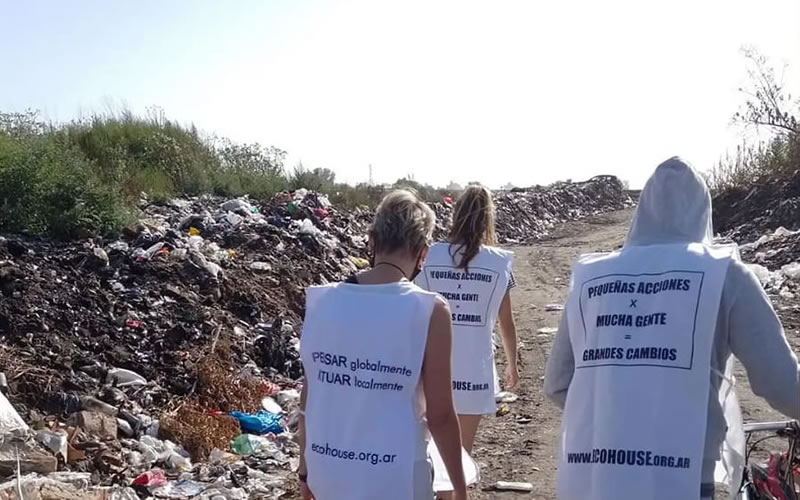 Eco House Concordia: Voluntarios dan a conocer la situación ambiental de la ciudad