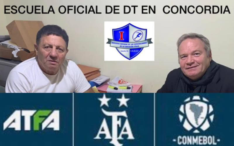 La Escuela de Directores Técnicos de Fútbol ya es una realidad en Concordia