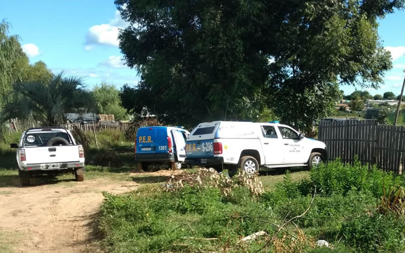 Se concretan cinco allanamientos en Concordia por el crimen de la mujer de 70 años