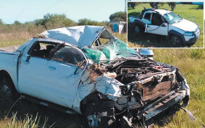 Tragedia en la Ruta 18: Cinco víctimas fatales, incluido un bebé, al impactar dos camionetas