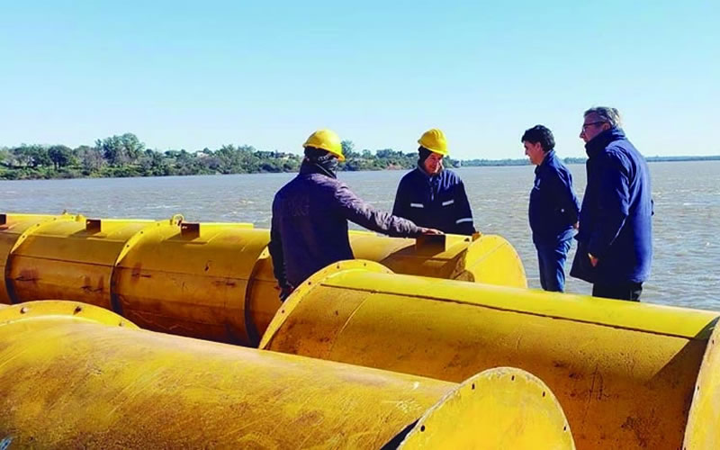 Confirman que se trabaja en el armado de los permisos para la instalación de un puerto de barcazas en Salto