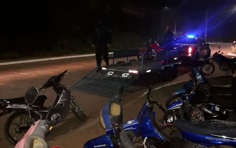 Secuestran 15 motos en operativos de control vehicular