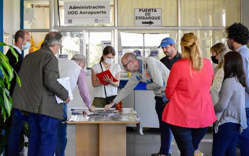 Se realizó una visita al aeropuerto de Concordia con los oferentes seleccionados para supervisión de obra