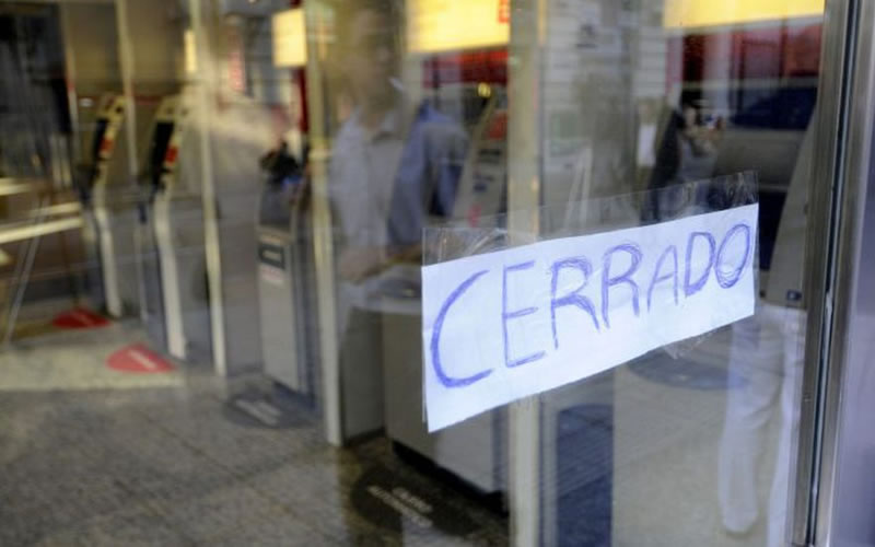 Los bancarios ratifican su paro: No habrá atención al público en todo el país