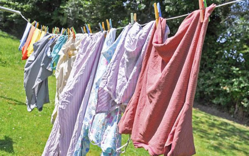 Joven fue detenida por robar prendas de vestir del patio de una casa