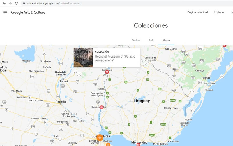 El Palacio Arruabarrena ya se encuentra en la plataforma Google Art & Culture