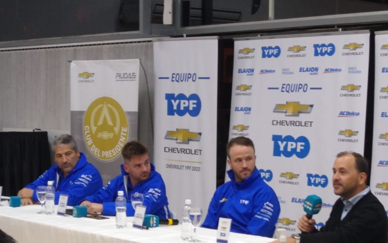 El equipo Chevrolet presentó autos y pilotos en Rudas