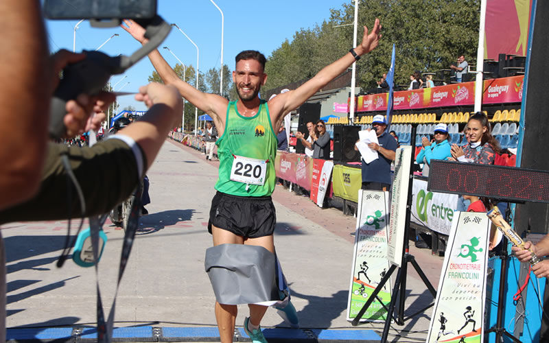 Concordiense fue el ganador de la 22° edición del Maratón “Ciudad de Gualeguay”