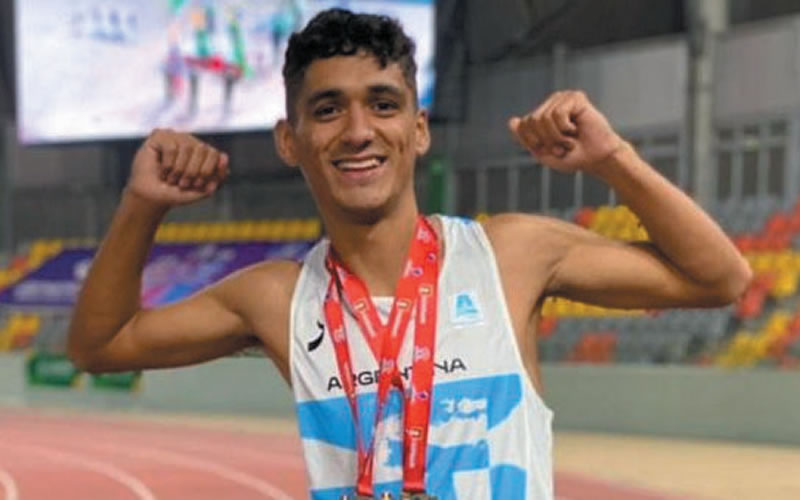 Atletismo: Dylan Van der Hock ofició de “Liebre” en torneo de figuras mundiales