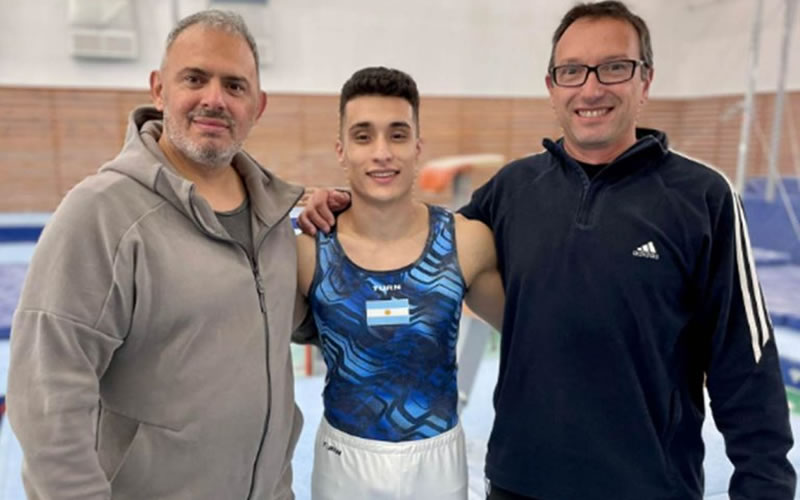 Santiago Mayol clasificó como el mejor gimnasta de la Argentina para dos competencias internacionales