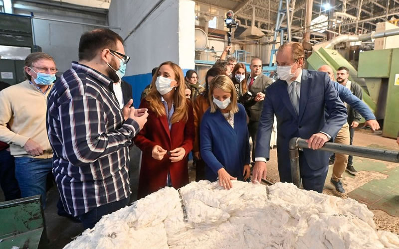 Empresa entrerriana que se dedica a elaborar algodón recibió un aporte de $40 millones