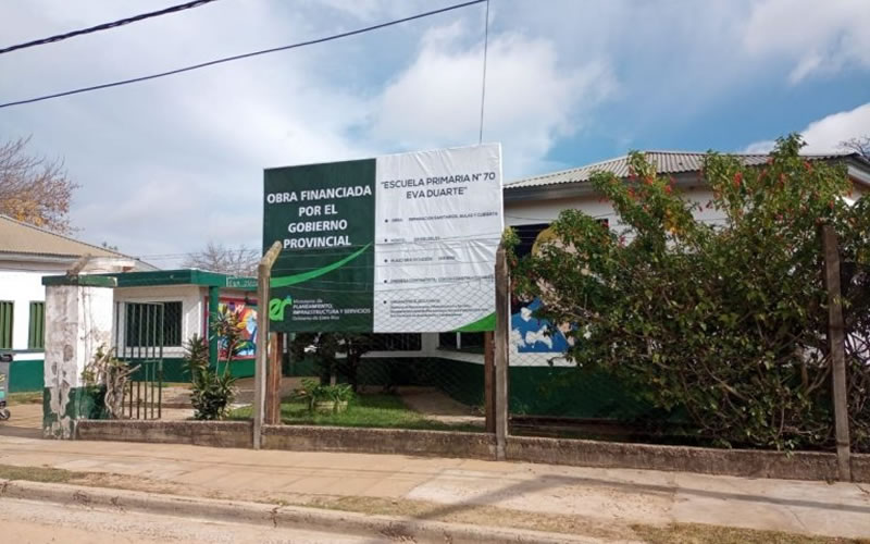 La comunidad educativa de la escuela «Eva Duarte»  sigue esperando el inicio de las obras