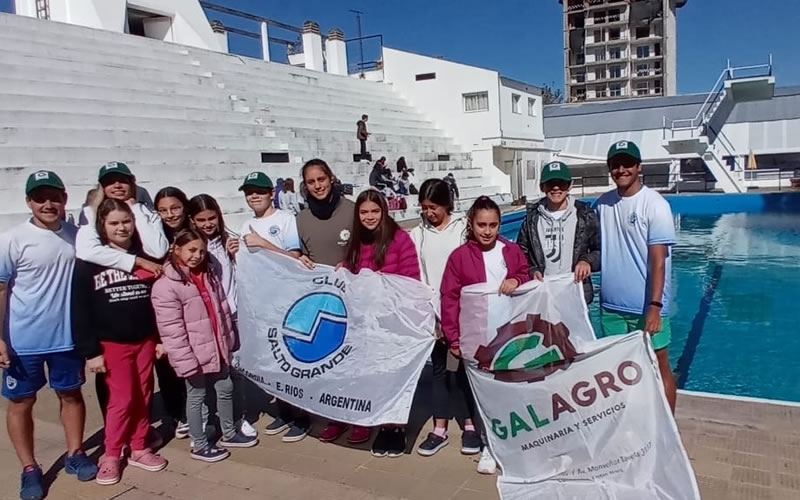 Nadadores del Club Salto Grande se destacaron en el Campeonato Entrerriano