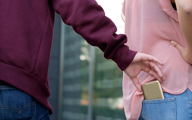 Intentaron robarle el celular a una mujer