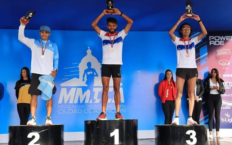 Martín Méndez se coronó subcampeón Sudamericano de Maratón en Paraguay