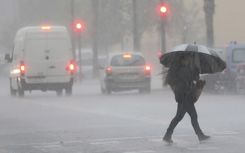 Pronostican lluvias y tormentas con ocasional caída de granizo