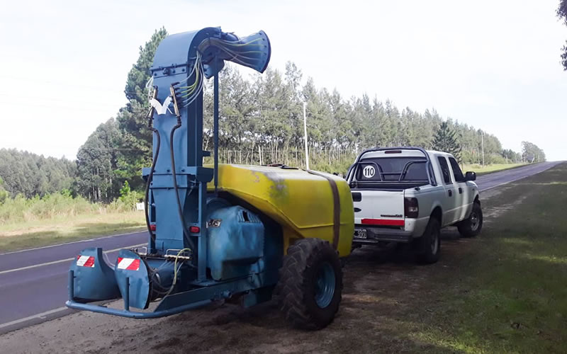 La Municipalidad de Estancia Grande incorporó una nueva turbina fumigadora de gran capacidad y alcance