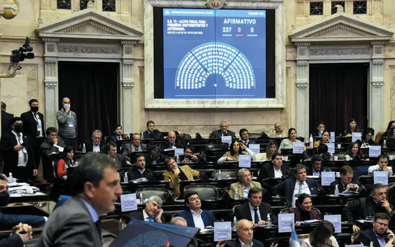 Diputados aprobó por unanimidad el proyecto de alivio fiscal para monotributistas y autónomos