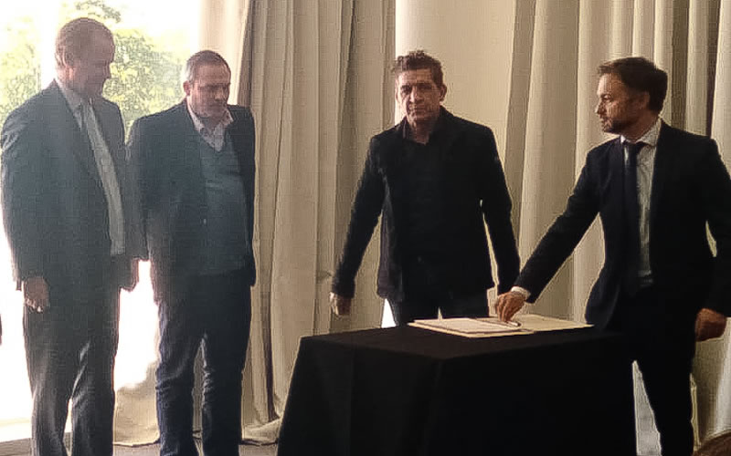 Javier Goldin firmó en Paraná el inicio de obras de ampliación y refacción de la Escuela 18 «El Aconcagua»