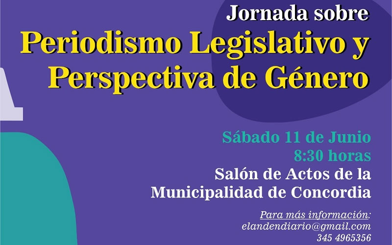 Jornada sobre Periodismo Legislativo y Perspectiva de Género