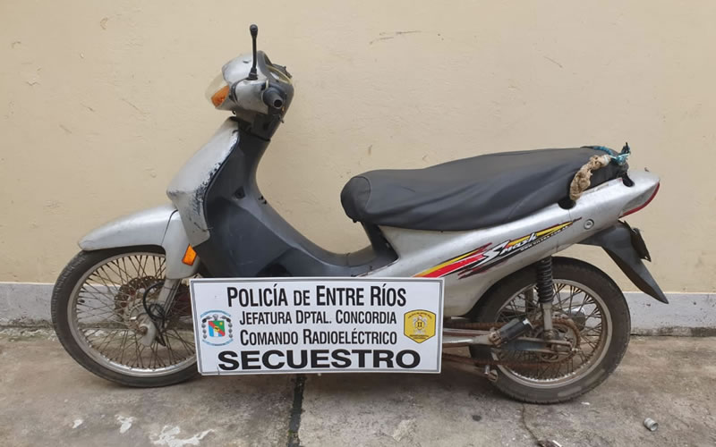 Secuestran motos que tenían pedido de secuestro