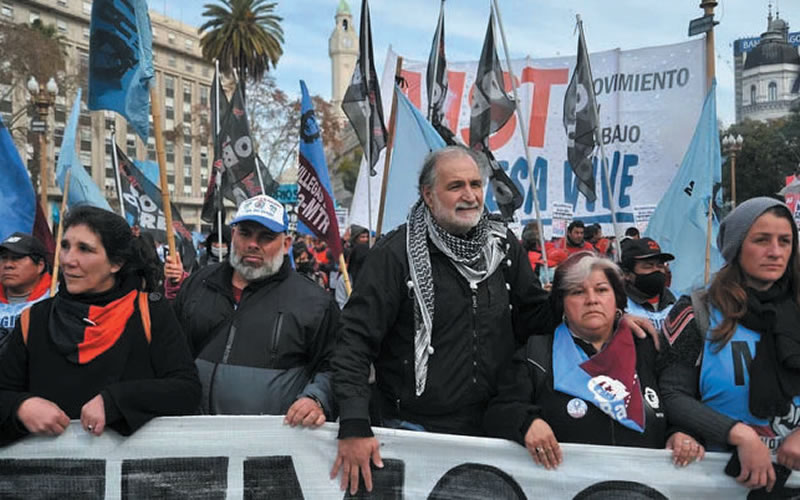 Los piqueteros le respondieron a CFK: “Me indigna que hable desde afuera; señora, usted también integra este Gobierno”