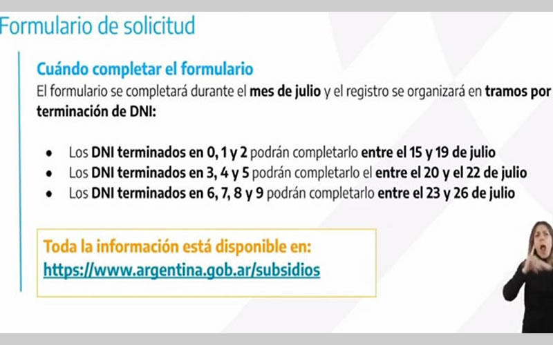 Segmentación de tarifas: Completar formularios para mantener los subsidios