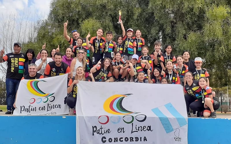 Patín en Línea: Concordia se quedó con el podio en el segundo Encuentro Regional de Patín