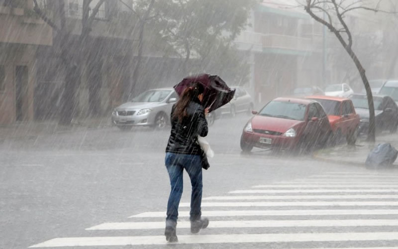 Llegan las lluvias y un marcado descenso de la temperatura