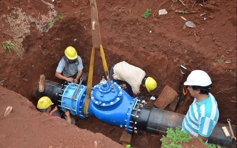 Disminución de la presión en la red de agua por tareas programadas de mejoras en el servicio