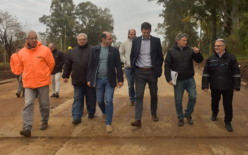 Se recorrieron las obras de la Costanera Norte de Concordia