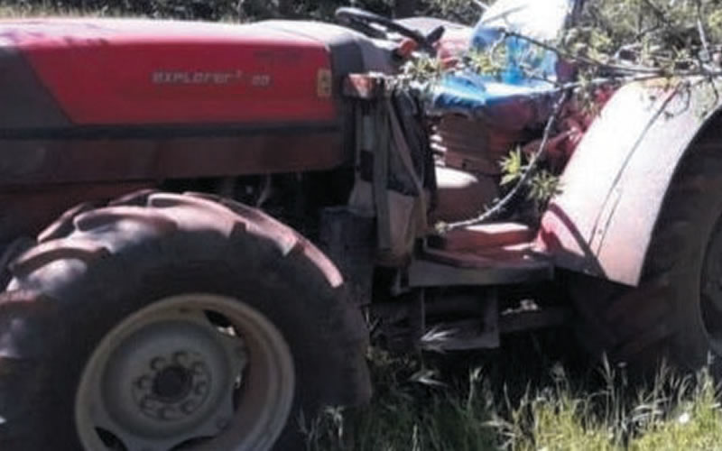 Un hombre falleció tras ser apretado por su tractor