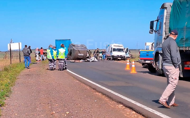 Transportista entrerriano, involucrado en fatal accidente en Corrientes: Dos muertos y dos heridos de gravedad
